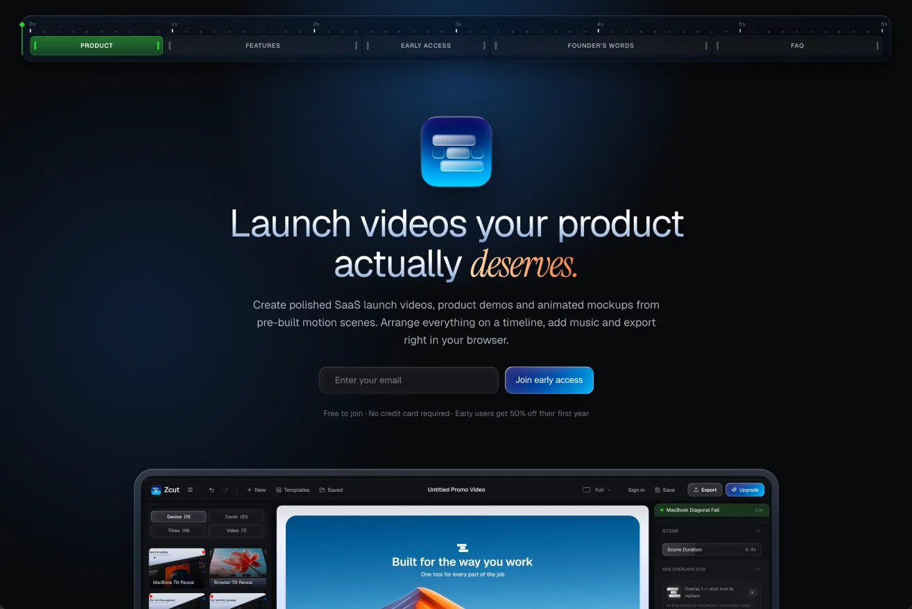Zcut UI